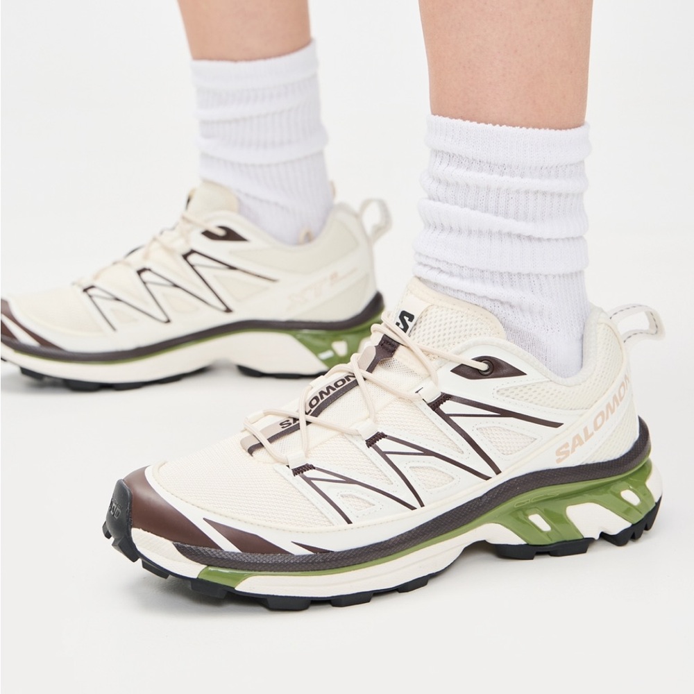 Salomon XT-6 Expense Canvas sneaker ice/black coffee/green